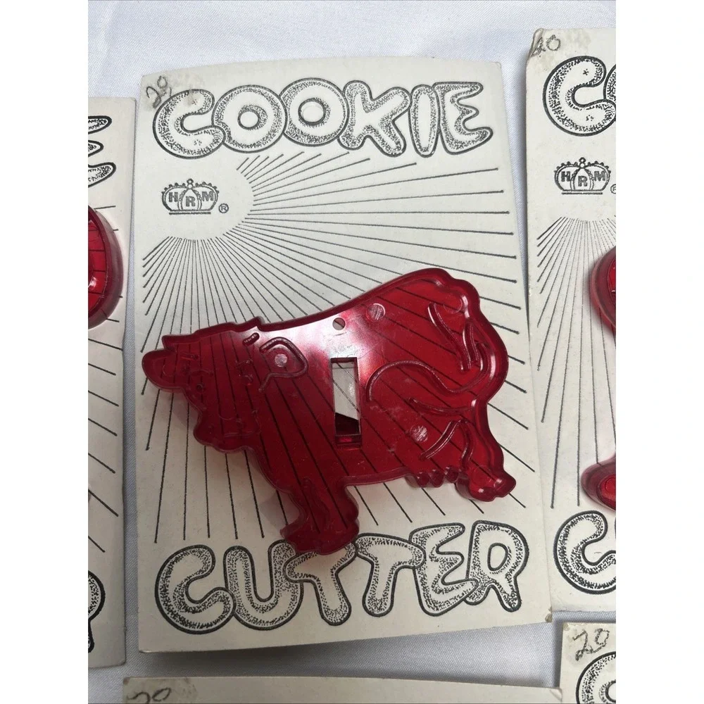 Educational Products Company Vintage Animal Cookie Cutters Lot Of 7 Farm Rooster